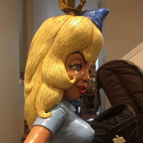 1976 vintage flight attendant why yes fly me collectible lamp - Picture 5 of 8